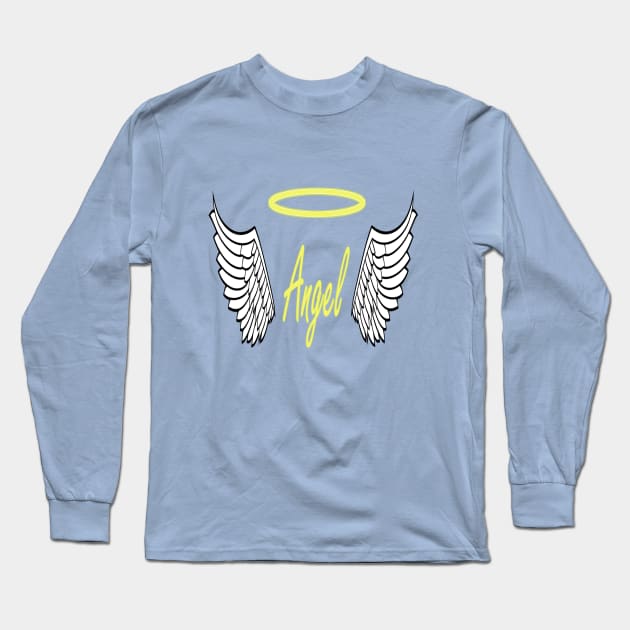 Angel Long Sleeve T-Shirt by NoussaTV